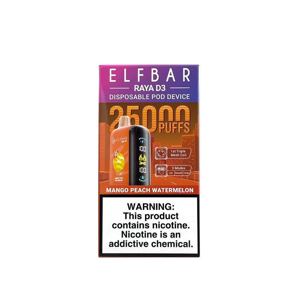 ELFBAR RAYA D3-25.000 Züge Disposable Vape