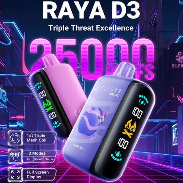 ELFBAR RAYA D3-25.000 Züge Disposable Vape