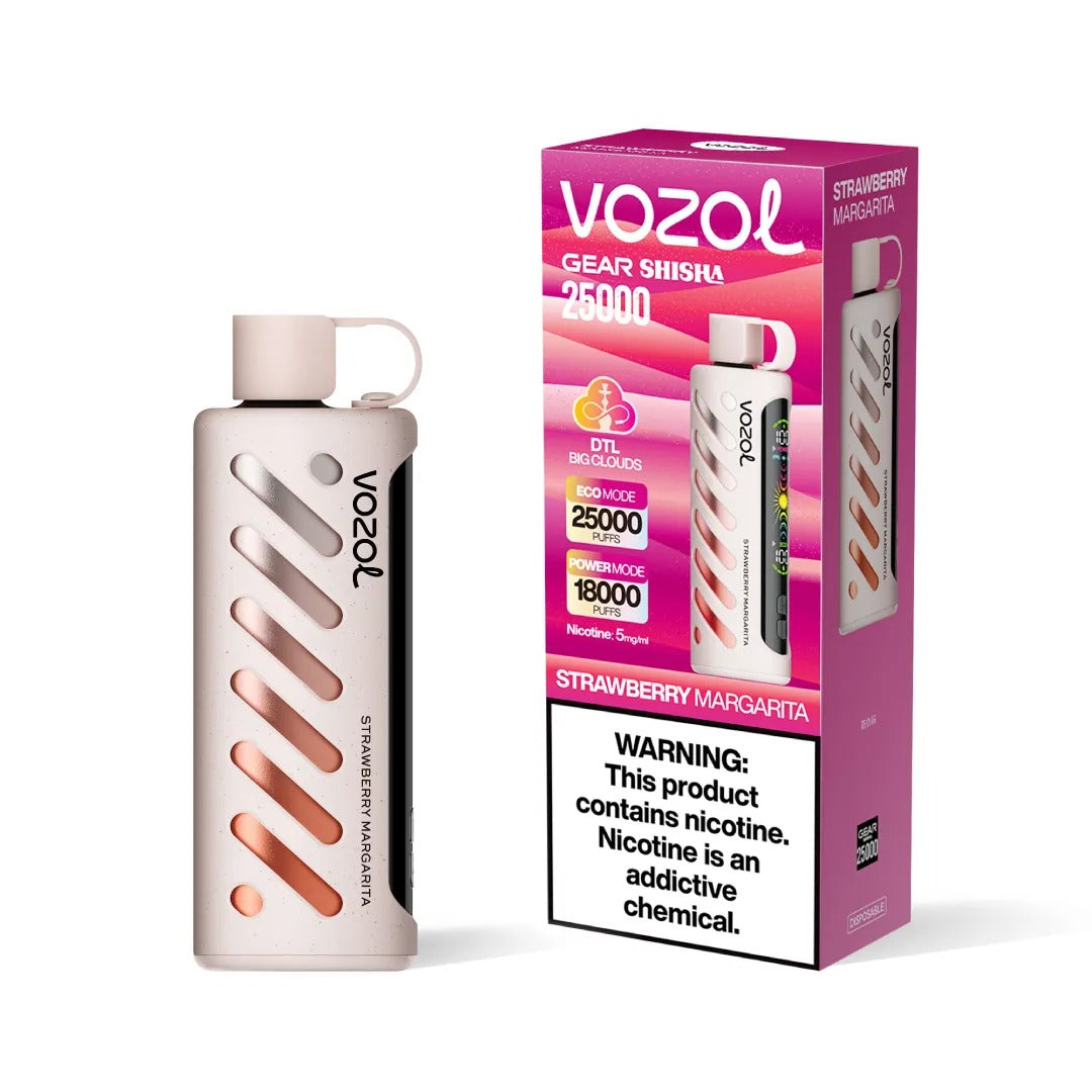 VOZOL GEAR SHISHA 25.000 - Erdbeer Margarita