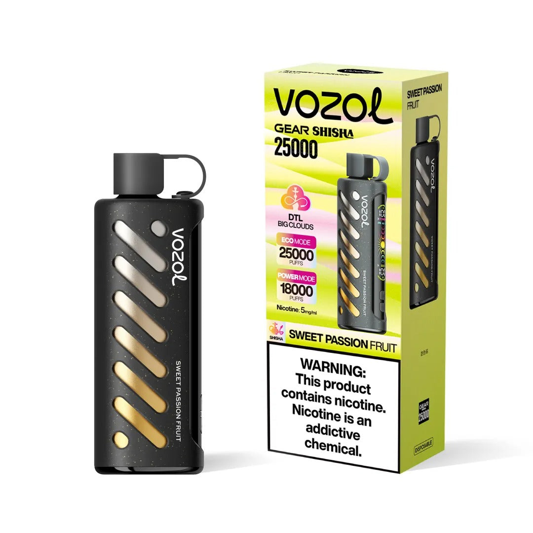 VOZOL GEAR SHISHA 25.000 - Süße Passionsfrucht
