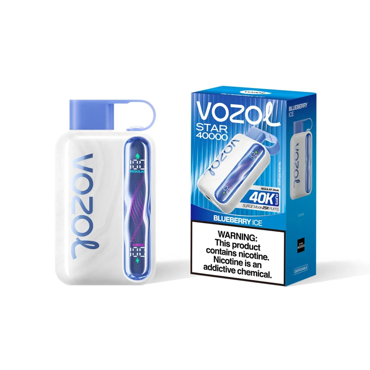VOZOL STAR 40000 - Blaubeere Ice