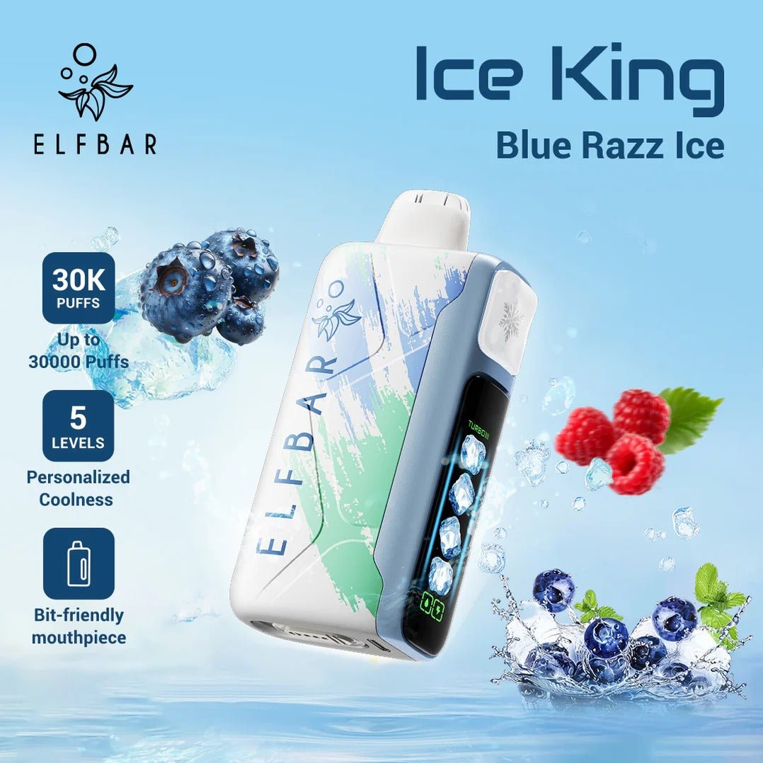 ELFBAR ICE KING 30000 - Blue Razz Ice