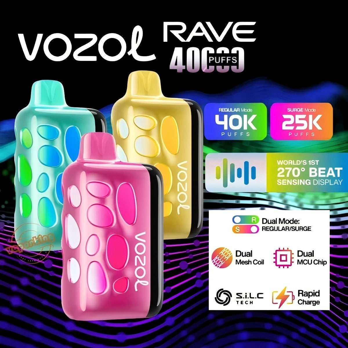 VOZOL RAVE - 40.000 Züge
